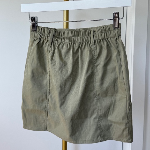 Naanaa Khaki Cargo Mini Skirt & Corset Top Set - Picture 7 of 9